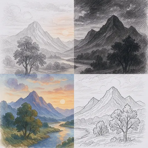 Multiple Art Styles - Picture to Drawing
