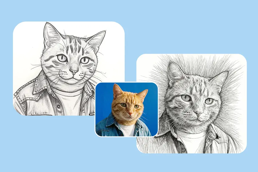 Picture to Drawing - Pencil Sketch