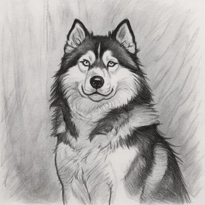 Kohlezeichnung - Picture to Drawing Styles