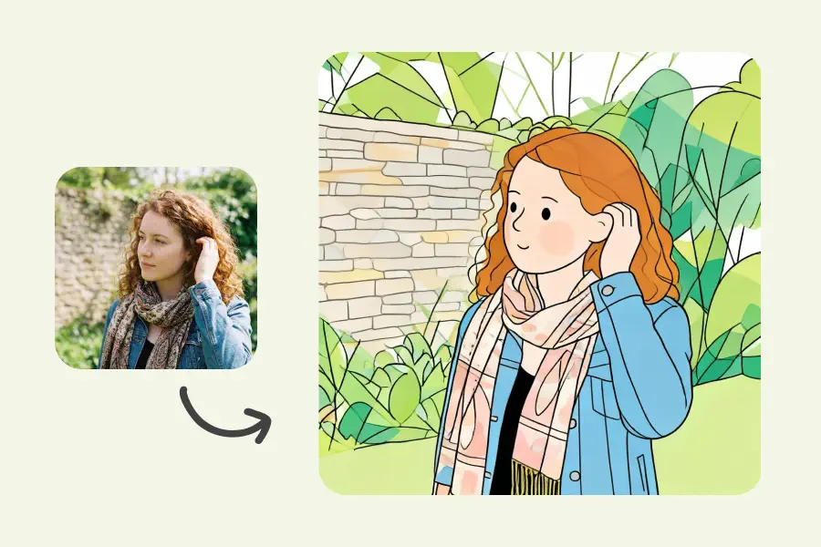 Foto en Ilustración Tierna - Estilos de Dibujo para Fotos