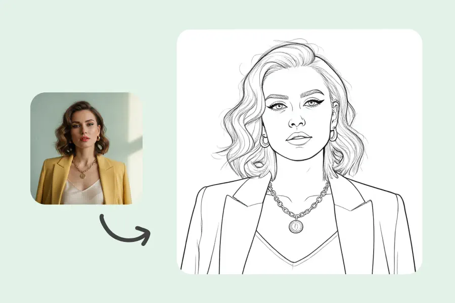 picture to drawing - Line Drawing 2