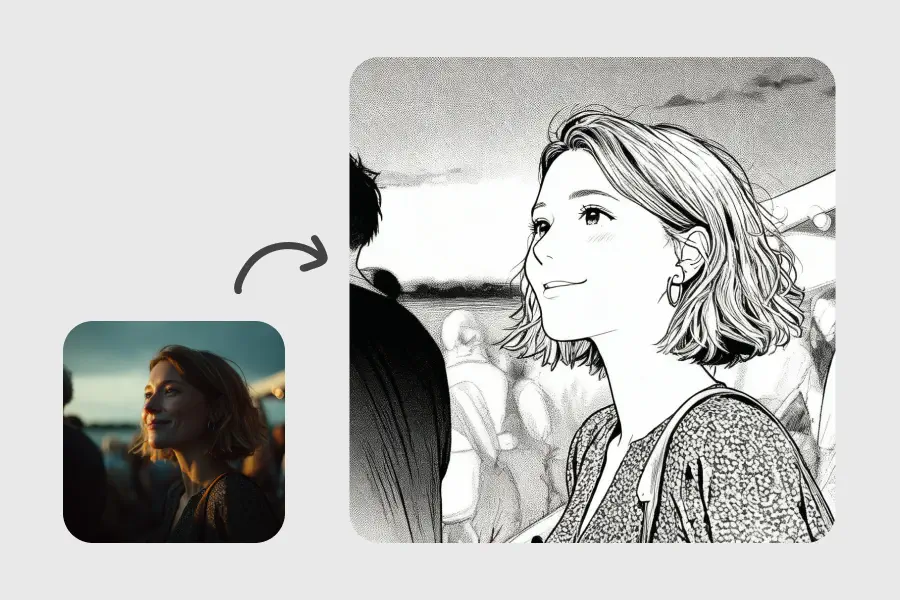 Foto en Manga - Estilos de Dibujo para Fotos