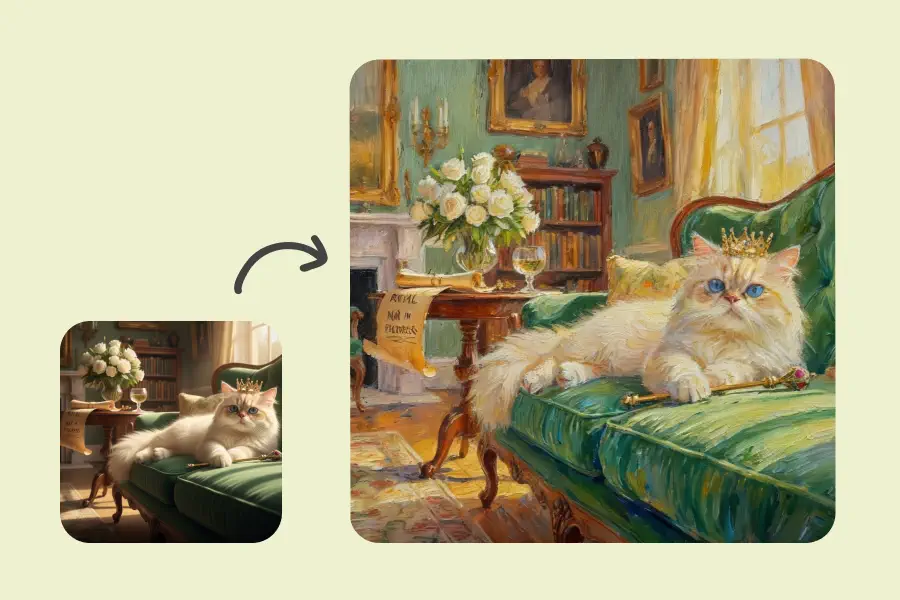 picture to drawing - Oil Painting