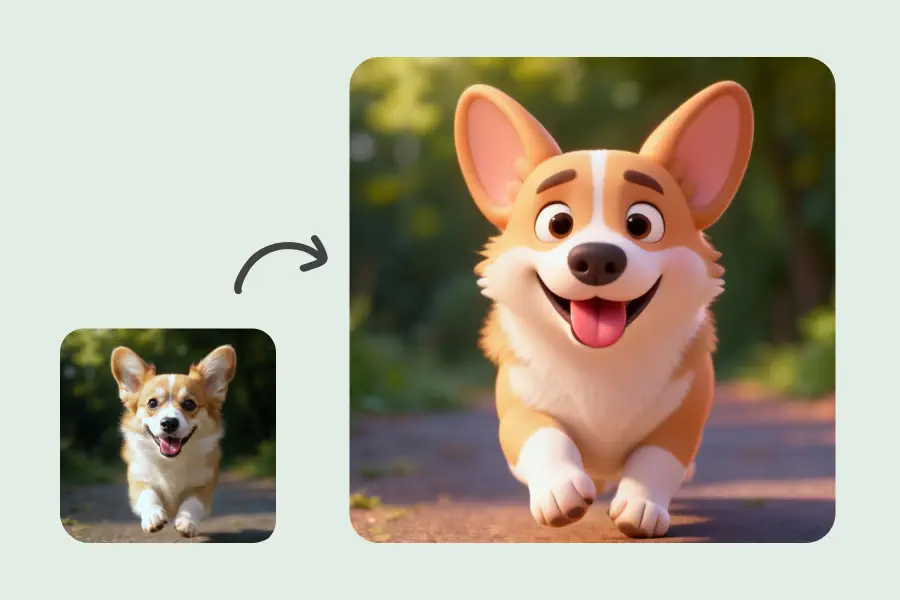 Foto en Pixar 3D - Estilos de Dibujo para Fotos