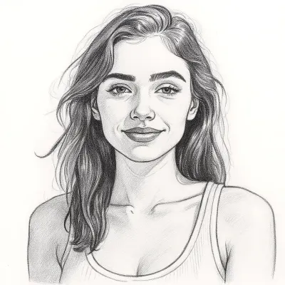 鉛筆素描 - Picture to Drawing style