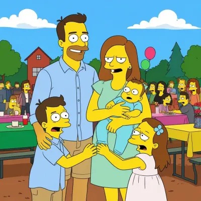 Die Simpsons - Picture to Drawing Styles