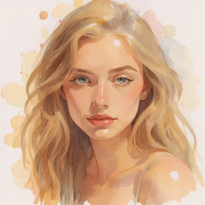 潑墨水彩藝術 - Picture to Drawing style