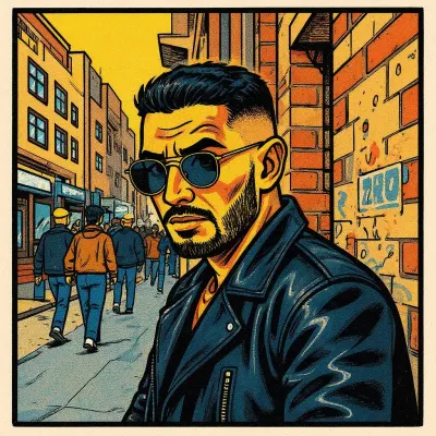 Superhero Comic - Picture to Drawing Styles