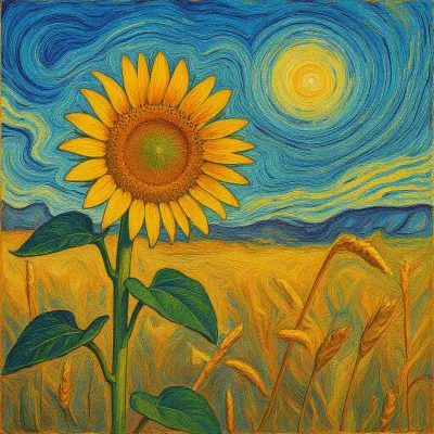 Van Gogh Stil - Picture to Drawing Styles